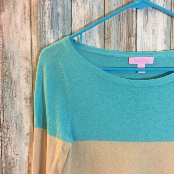 Lilly Pulitzer Colorblock Wool Blend Sweater - S - Picture 2 of 4